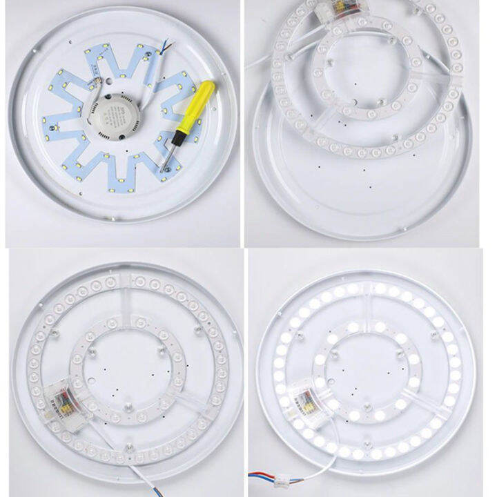 หลอดไฟเพดานled-ไฟกลม-สีขาว-หลอดไฟled-28w-36w-48w-72w-ไฟled-ใช้แทนไฟกลมแบบเก่า-แผงไฟled-24w-ใช้ไฟ220v-มีแม่เหล็ก