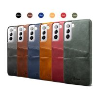 เคสโทรศัพท์เหมาะสำหรับ Samsung Galaxy S20 S22 S21บวก S10พิเศษ S10E Note 20 10หนัง PU พร้อมกระเป๋าช่องเสียบบัตรนุ่มกันกระแทก