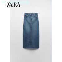 เด็กเล่น☄เสื้อ Zara2d จูบในฤดูใบไม้ผลิและชุดเดรสหน้าร้อนเอวยางยืดกระโปรงดินสอกระโปรงยาวย้อนยุค6840052 400