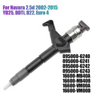 New Common Rail Injector 095000-6240 for Navara D22 YD25 2002-2015 16600-VM00D