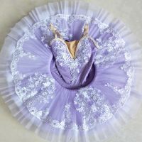 ❡ Purple Professional Ballet Tutus Pancake Child Kids Swan Lake Tutu Party Ballet Dance Costumes For Girls Ballerina Dress