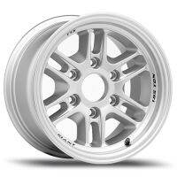 แม็กบรรทุก เพลาเดิม Lenso Wheel GIANT-1 ขอบ 14x7.5" 6รู139.7ET+00 สีSPW แม็กเลนโซ่ ล้อแม็ก เลนโซ่ Giant14 แม็กรถยนต์ขอบ14