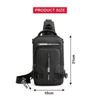 BBD Multifunctional Casual Waterproof Mens One-Shoulder Messenger Chest Cross Body Bag SK600