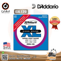 สายกีตาร์ไฟฟ้าหัวตัด DAddario รุ่น ESXL120 ***Made in USA*** รับประกันของแท้ 100%