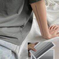 hot【DT】 2022 Linear Temporary Stickers Arm Neck Fashion Fake Tattoos Ankle Men