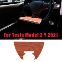 Car Steering Wheel Portable Wooden Table Tray Desk for Tesla Model 3 Y 2021