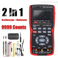 2in 1ออสซิลโลสโคปแบบดิจิตอลมัลติมิเตอร์48 Msa/s Oscilloscope แบนด์วิธ10Mhz นับ9999 RMS จริง2.8นิ้ว IPS จอแสดงผลสีมัลติเมโทร