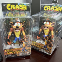 NECA Crash Bandicoot เกมรูปบทบาท Crash Bandicoot Sane Trilogy Action Figure อะนิเมะของเล่นตุ๊กตาตกแต่งวันเกิดของขวัญ