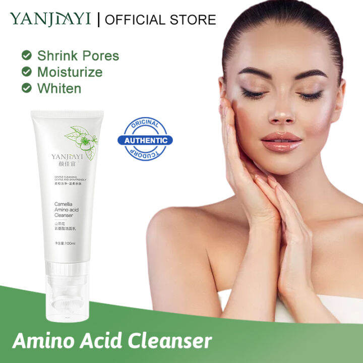 YANJIAYI Original Amino Acid Cleanser Deep Clean Pore Mousse Face Wash ...