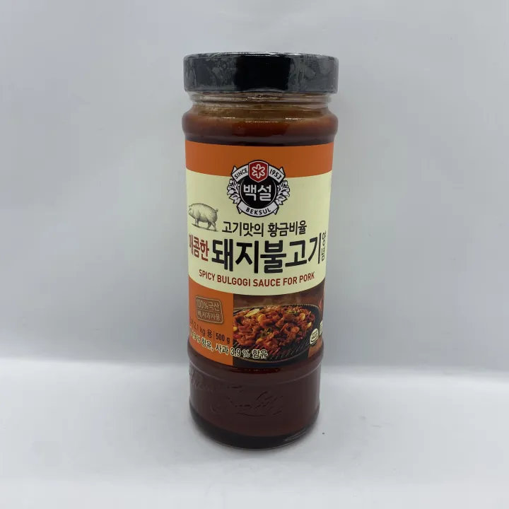 CJ Baeksol Spicy Pork Bulgogi Marinade 500g | Lazada PH