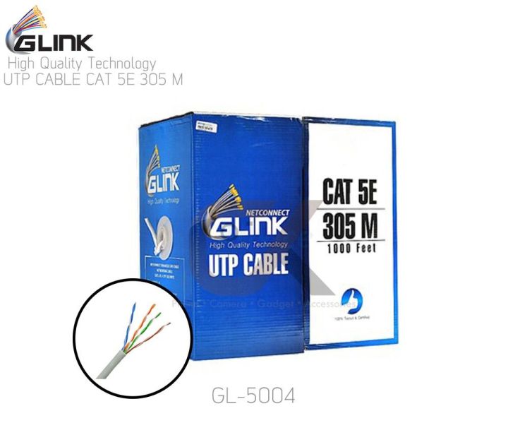 สายแลน-glink-cat5e-utp-cable-gl5004-305m