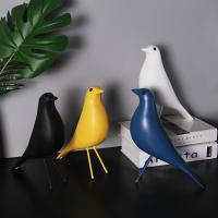 Nordic Eames Bird Crafts Artificial Bird Sculpture Office Decoration Home Bird Sculpture Creative Decoration Printing Gift