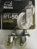 ล้อไนล่อน สกรู  rhino 2 " ราคาต่อ 4 ล้อ