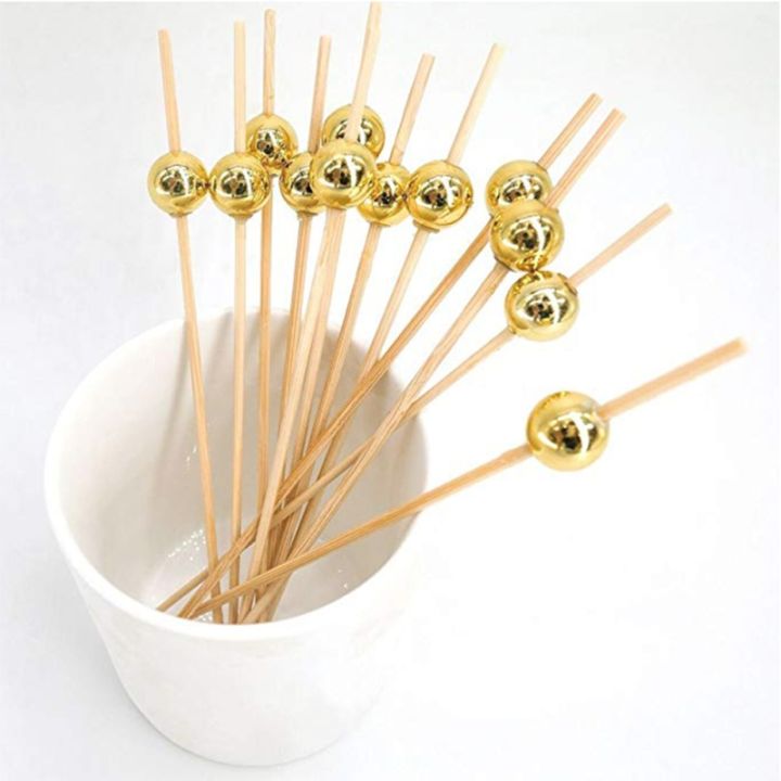 1-10pcs-beads-bamboo-fruit-toothpick-salad-stick-buffet-cake-food-picks-for-kids-wedding-hawaii-party-favors-cocktail-toothpicks
