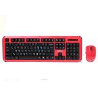 NUBWO คีย์บอร์ด (2in1) Wireless (NKM240 SENCILLO) Red/Black