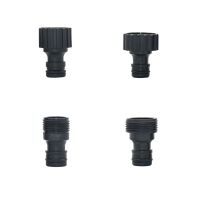 Garden Hose 16mm Nipple Connector Fitting 1/2" 3/4" Thread Water Gun Nipple Garden Tap Coupler Valves