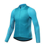 New Men Winter Thermal Fleece Cycling Jersey Long Sleeves Flannel Road Bike Tops MTB Jerseys Plus Size Autumn Bicycle Tops