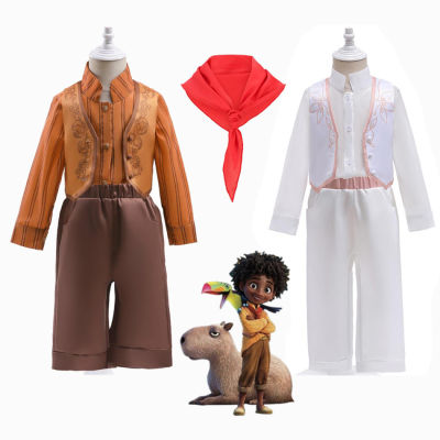 Encanto Antonio Madrigal Costume Charm Kids Boys Clothing Set Cosplay Prince Prom Birthday Party Children Clothes Suit Outfit