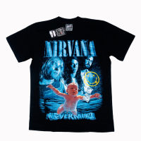 【Fashion】 เสื้อวง Nirvana MS เสื้อวงดนตรี เสื้อนักร้อง แฟชั่นแขนสั้นผ้าฝ้าย