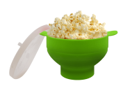 New Popcorn Microwave Silicone Foldable Red High Quality Kitchen Easy Tools DIY Popcorn Bucket Bowl Maker With Lid