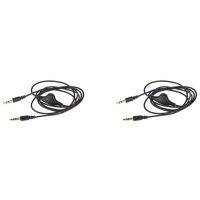 2Pcs 3.5mm Male to Male Jack Cable with Volume Control (1M) for or in the Car ( / / / )