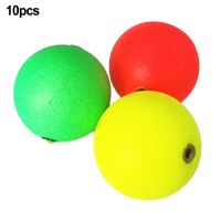 ◎♟✶ 10pcs Fishing Float Bobbers Drift Ball Foam Strike Indicator Fishing Float Buoyancy Fishing Accessories EVA Metal