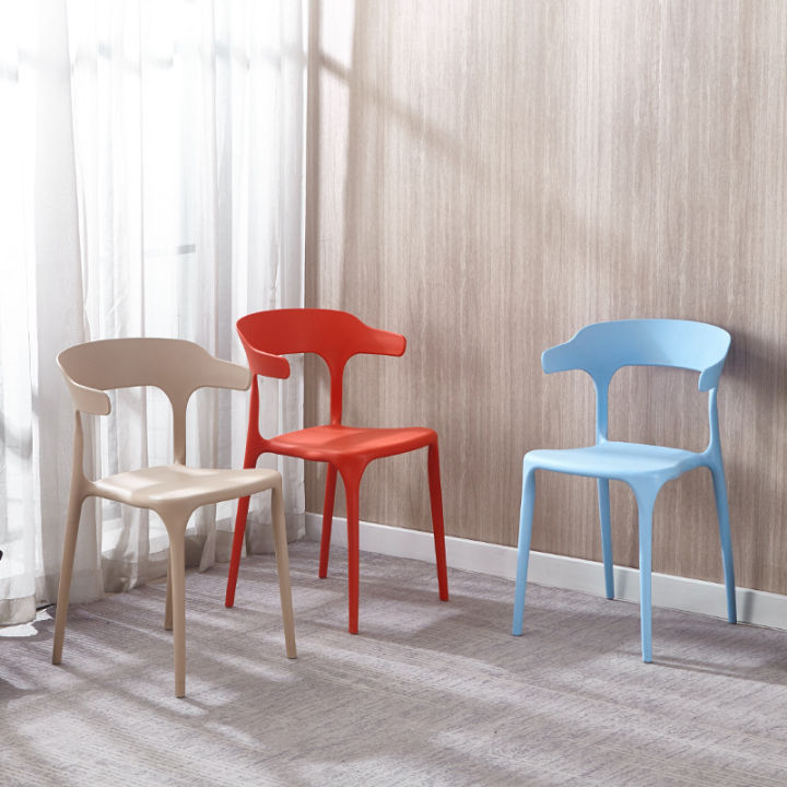 dhomefurniture-เก้าอี้พลาสติก-เก้าอี้-สไตล์โมเดิร์น-เก้าอี้พลาสติก-หลากสีสัน-เก้าอี้มินิมอล-พนักพิงโค้ง-เก้าอี้คาเฟ่-มินิมอล-สีพาลเทล