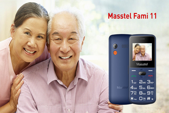 Điện thoại masstel fami 11 người già bàn phím giá rẻ người cao tuổi, loa to - ảnh sản phẩm 8