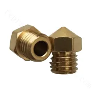 4pcs Wiiboox Brass Nozzle 0.4mm with 4.1mm Bore for M8x1.25 Screw thread Print Head 3D Printer