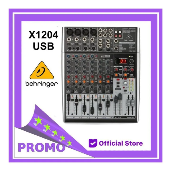 Mixer Audio Behringer 8 Channel XENYX X1204 USB ORIGINAL AUDIO Lazada Indonesia