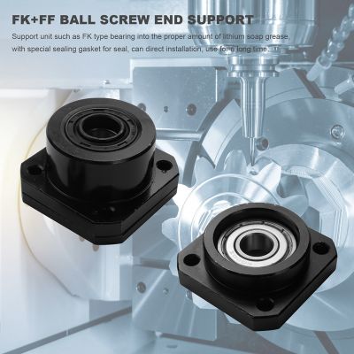 FK12 FF12 Support for Ball Screw 1605 FK12 Fixed Side FF12 Floated Side for CNC Parts Machine Tool Accessories
