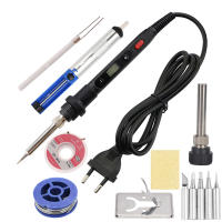 2021AdjustableTemperature With Switch Electric Soldering Iron 80W Digital Display 220V Welding Tool Desoldering Pump Repair Tools