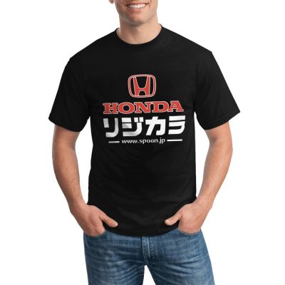 Honda graphic cotton O-neck T-shirt for men