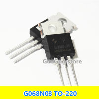 5ชิ้น G068N08ถึง220 HYG068N08NR1P TO220 80V/160A/268W ทรานซิสเตอร์ใหม่แบบดั้งเดิมมอสเฟท