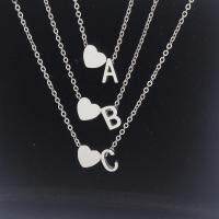 [COD] Cross-border Hot Selling Personality Fashion Pendant English Alphabet Small Hole Beads A-Z Couple Necklace