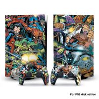 Venom Disk Skin Sticker Digital For Ps5 Decal Cover Console + 2 Controller Skin Sticker Disk Version Skins Game Accessories