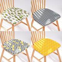 ■๑✐ Simple Style Cotton Linen Blending Removable and Washable For Four Seasons Chair Cushion Cartoon Printed Horseshoe Shape Sponge