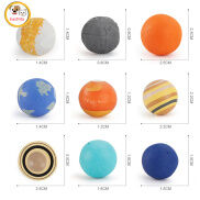 9 Pcs set Simulation The Solar System Cosmic Planet System Universe Model