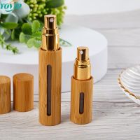 【YF】♧❄  1Pc 5ml 10ml Wood Bottle Perfume Spray Refillable Makeup Atomizer