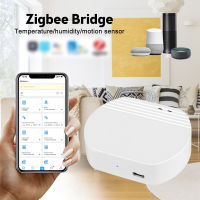 Zigbee ฮับอัจฉริยะสำหรับบ้าน3.0ทำงานพร้อมเซ็นเซอร์ตรวจจับการเคลื่อนไหวเซ็นเซอร์วัดอุณหภูมิความชื้นประตูสมาร์ทและเซ็นเซอร์หน้าต่าง