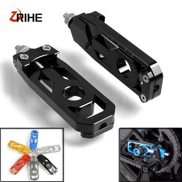 Motorcycle Chain Adjusters Tensioners Catena rear axle spindle chain