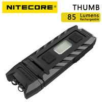 100% Original ราคาโรงงาน Nitecore Thumb 120องศาเอียง USB ไฟทำงานแบบชาร์จไฟได้