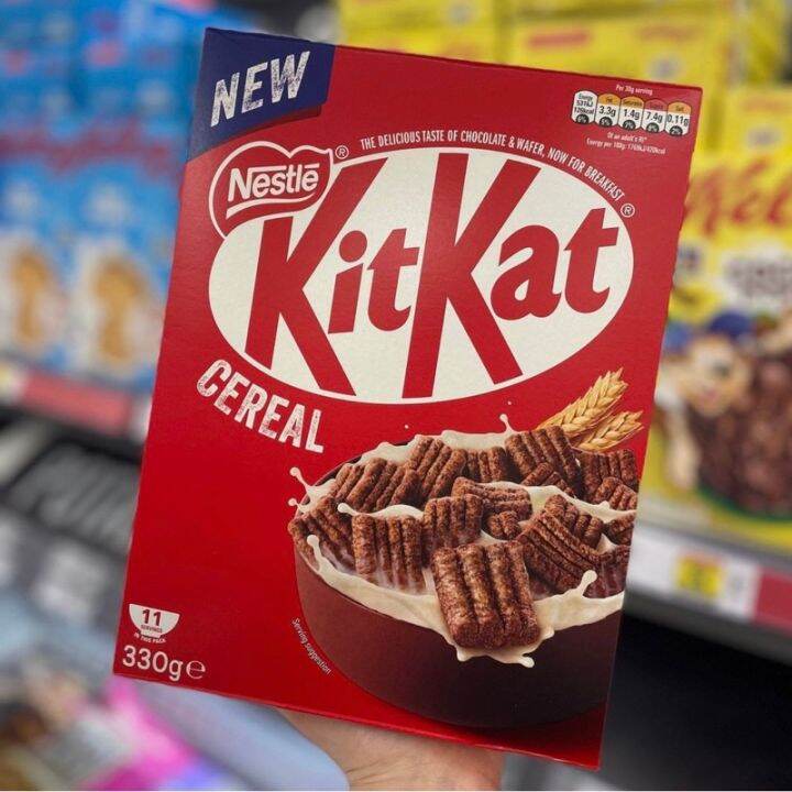 Nestle Kitkat Cereal Halal น้ำหนัก 330 กรัม สินค้ามีฮาลาล Exp.06/09/24 Lazada.co.th