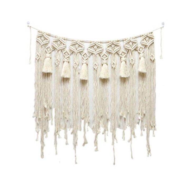 Tassel Tapestry Handmade Large Woven Wall Tapestry Large Boho ...