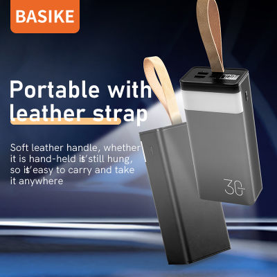 Basike แบตสำรอง ของแท้ พาวเวอร์แบงค์ Powerbank ออกงาน ท่องเที่ยว 30000mAh Fast Charge Power Bank Dual USB Charging ของแท้ แบตเตอรี่สำรอง แบต เพาเวอร์แบงค์
