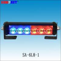 SA-6L8-1 LED สีแดง/น้ำเงินไฟสัญญาณเตือนกะพริบ DC12V ตำรวจ/ไฟรถยนต์ Geniii X 1วัตต์แอลอีดีหลอดไฟหน้า1ชิ้น