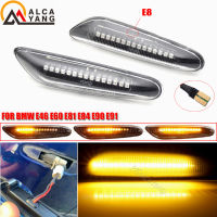 ไฟเลี้ยว LED ไฟเลี้ยวด้านข้างแบบไดนามิก Flasher ไฟกระพริบสำหรับ BMW E60 E61 E90 E91 E84 E46 E82 E88 E83 E87 X3 X1