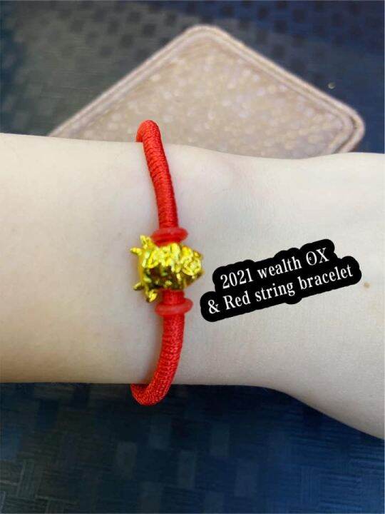 Lucky red clearance string bracelet lazada