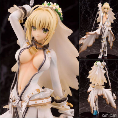 1ชิ้น22เซนติเมตร Fate Stay Night Nero การกระทำรุ่นคอลเลกชันพีวีซีหุ่นของเล่นสำหรับเด็กตกแต่งของขวัญวันเกิดสำหรับเด็ก