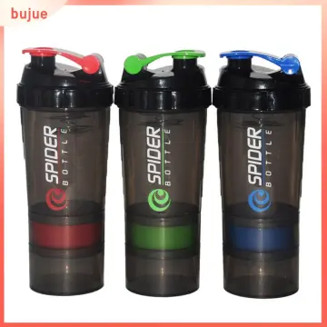 Protein Powder Mix Bottle Outdoor Sports Fitness Portable shaker 600ml  Water NEW